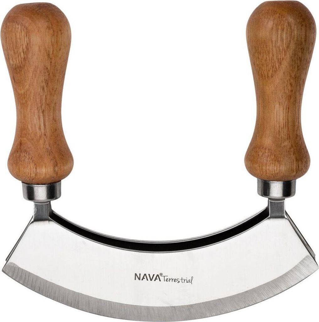 NAVA Hackmesser / KRÄUTERSCHNEIDER / Wiegemesser zum Hacken Produktbild 