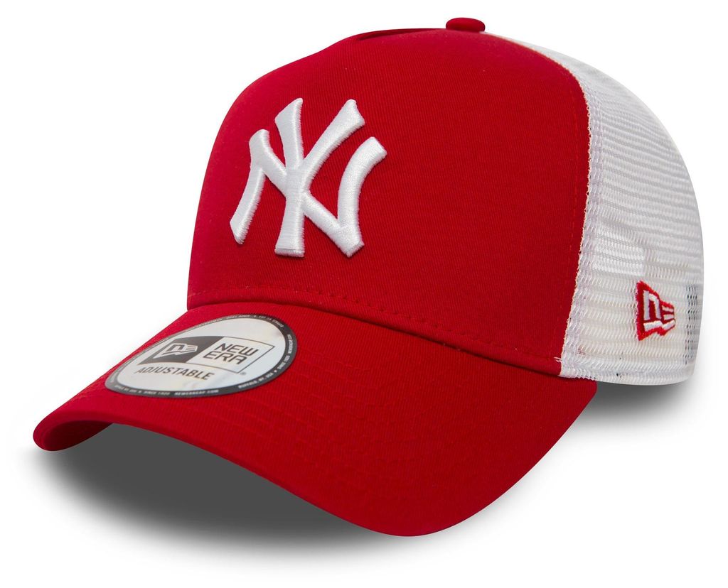 New York Yankees Kappe, New Era, Trucker-Kappe, rot Produktbild 
