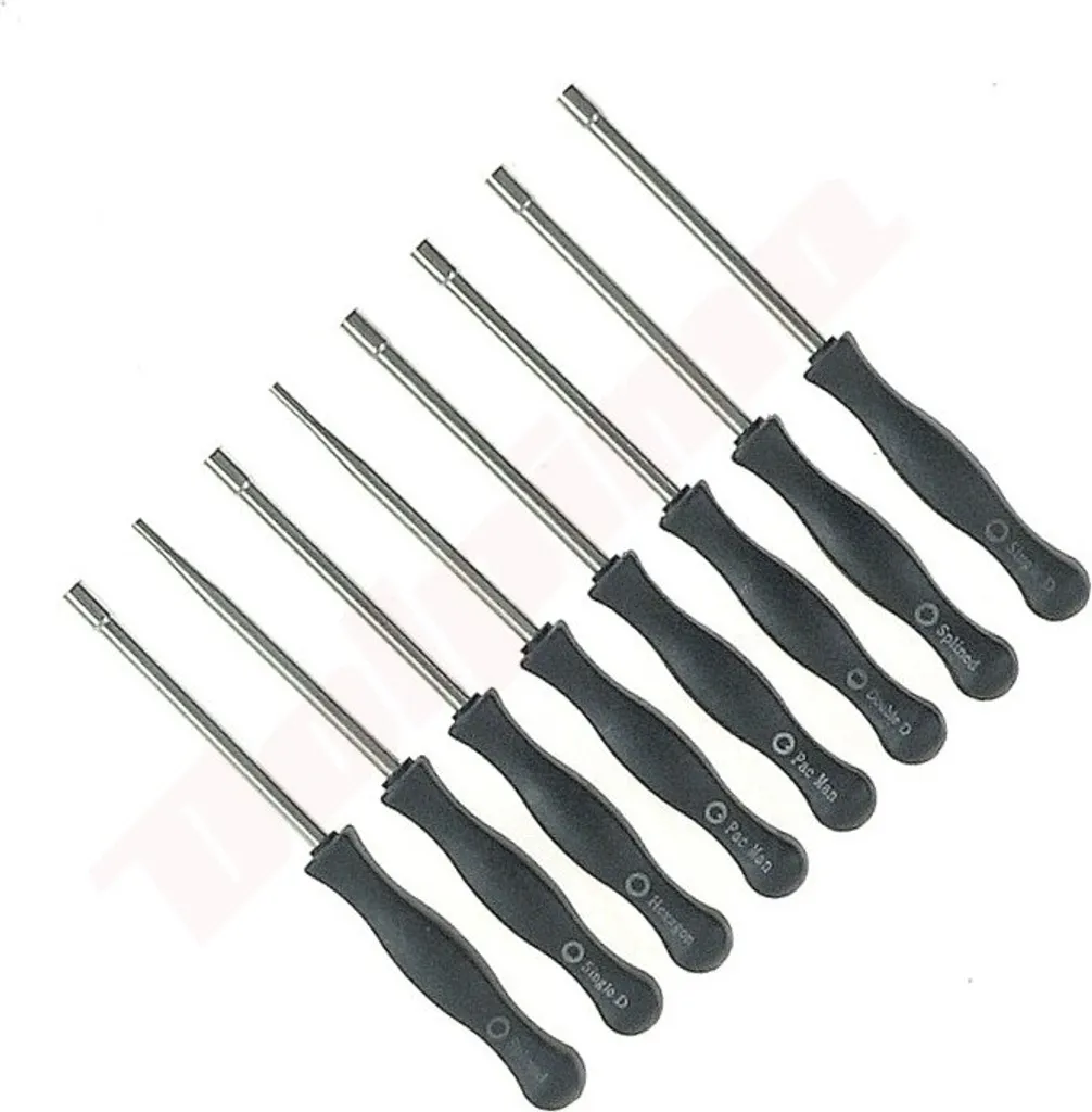 Tournevis de réglage carburateur 8 pièces, kit complet pour motorisation