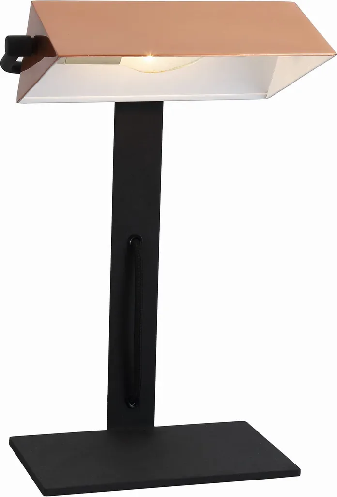 Lampe de bureau noire Candellux BANKIER 41-78346 - Design classique et fonctionnel