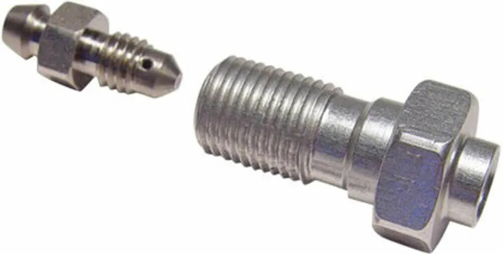 Vis de raccordement banjo M10x1,00 avec purgeur pour circuit hydraulique