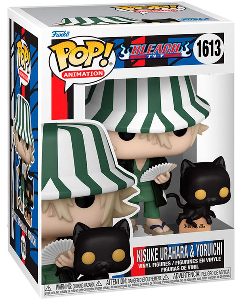 Statuetta Funko POP Bleach 1613 Kisuke Urahara & Yoruichi Immagine del prodotto 