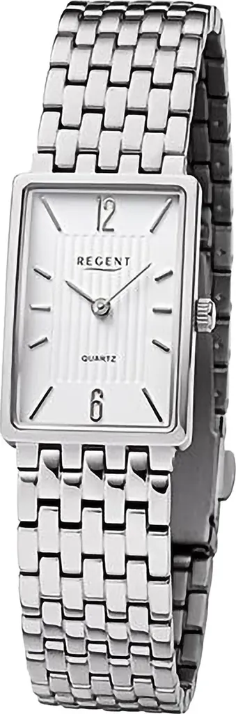 Montre Regent F-1343 pour femme avec bracelet en cuir noir élégant