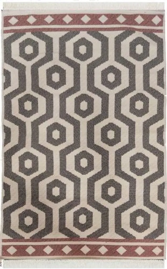 Tapis grand format 160x230 cm Kelim Arya 17 déco salon et chambre