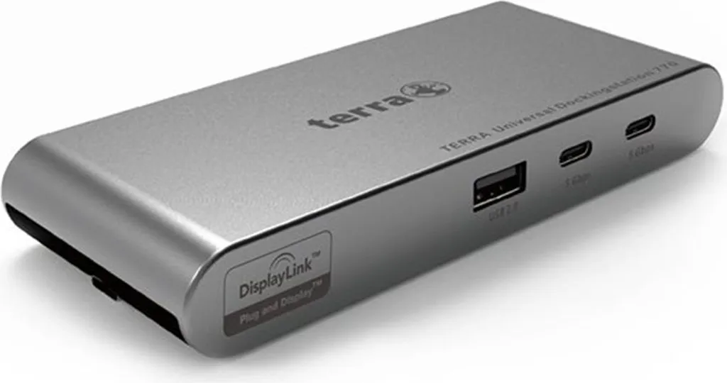 TERRA MOBILE Station d'accueil 770 USB-C Dual Display pour PC Portable