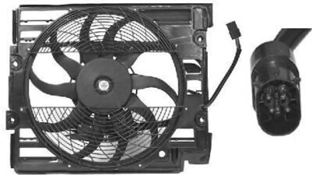 Ventilateur condenseur de clim 350mm robuste Van Wezel 0639751