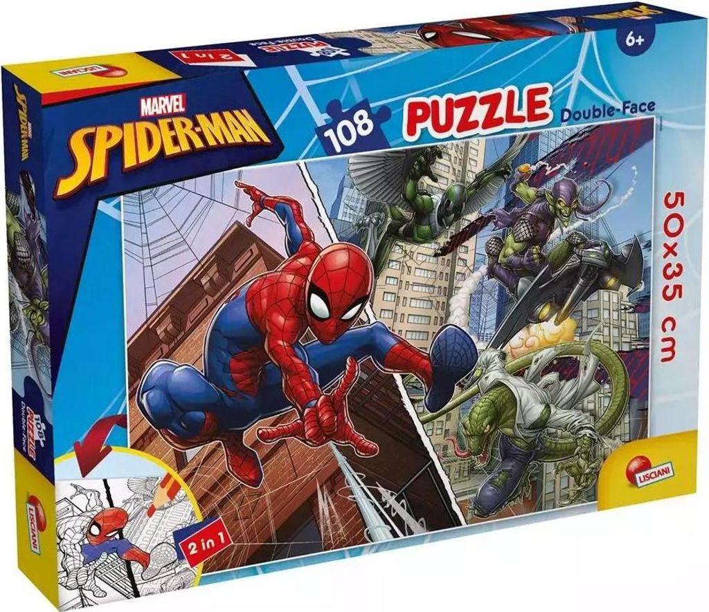 Lisciani Marvel-RätselPlus108 Spiderman 99702 Produktbild 