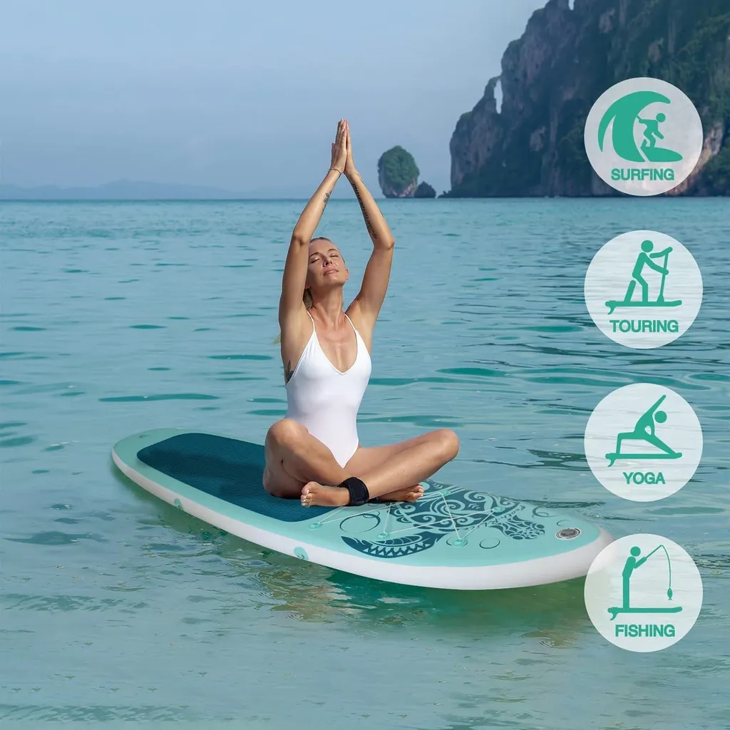 Planche de paddle gonflable SUP polyvalente avec accessoires complets - 7