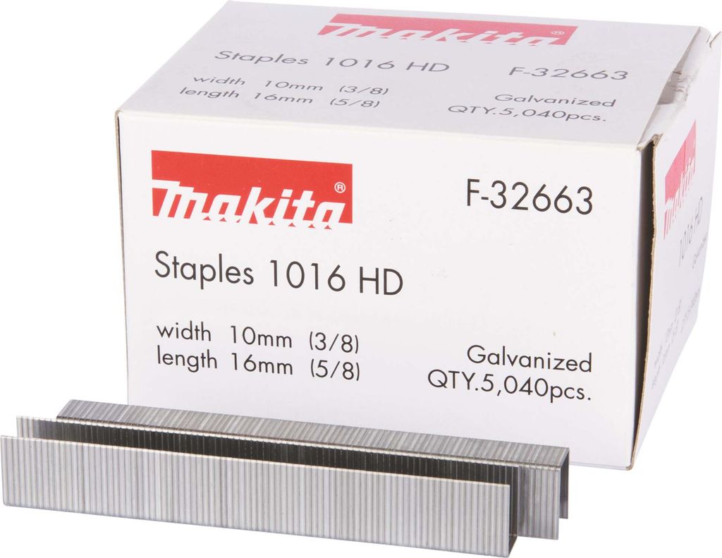 Makita Tackerklammern 10-16mm F-32663 5040 pcs. Produktbild 