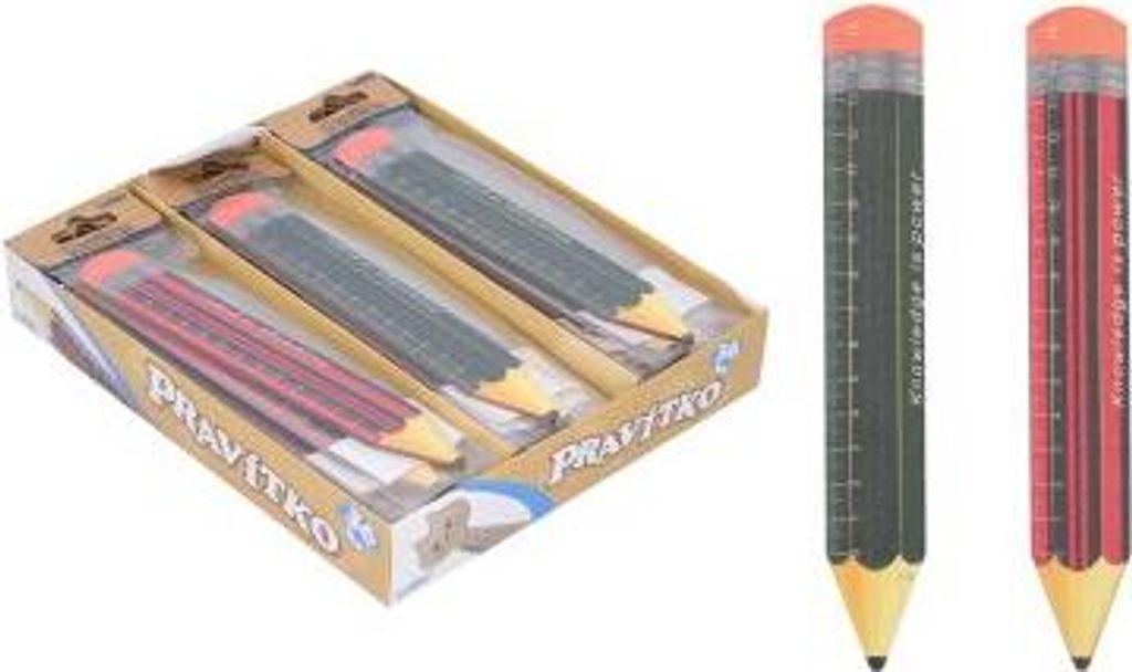 Holzlineal 15 cm - Bleistift