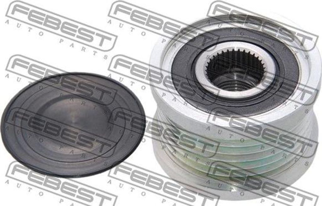 FEBEST NDS-J31 Riemenscheibe Lichtmaschine OE 231516N200 kompatibel mit Primera, X-Trail