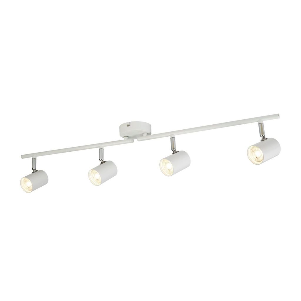 Deckenspot LED dimmbar Metall verstellbar Weiß länglich 3000 K warmweiß 1459 lm Deckenstrahler