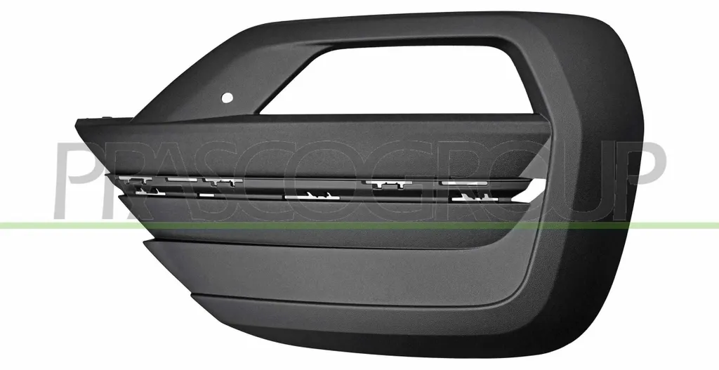 Grille d'aération PRASCO pour pare-chocs VW Transporter VI Bus - Noir