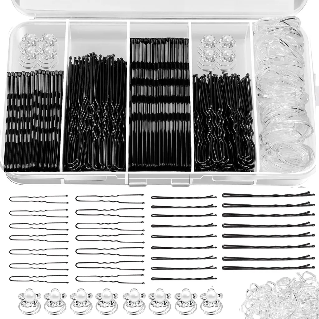 Pinces à cheveux pour chignon de mariage et coiffure de mariée