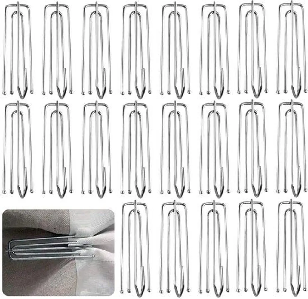 Crochets pour suspendre les rideaux occultants et voilages fins