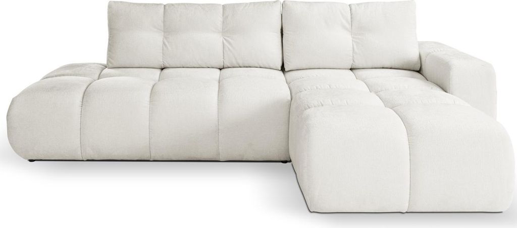 Schlafsofa mit Stauraum TRURO 1 - creme 1, rechte Ecke