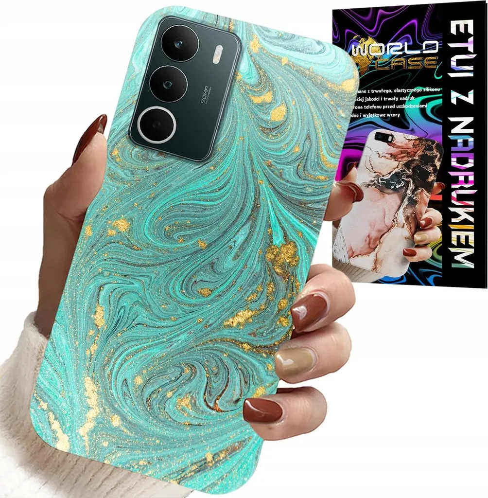 Set Cover Marmo Realme C71 4G + Vetro Temperato Sicuro per Bambini
