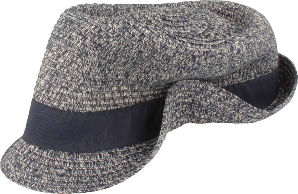Hut Breiter Trilby Paglia e Cotone | Cappello Estivo Schiacciabile - 5