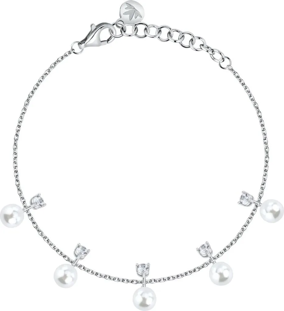 Bracelet en argent Perla SAWM04 - Bijou élégant avec perles véritables