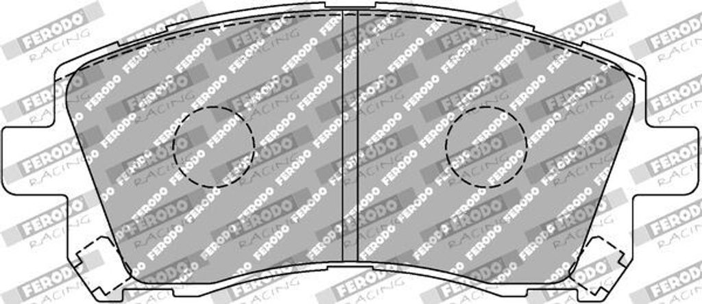 Bremsbelagsatz, Scheibenbremse FERODO FDS1327