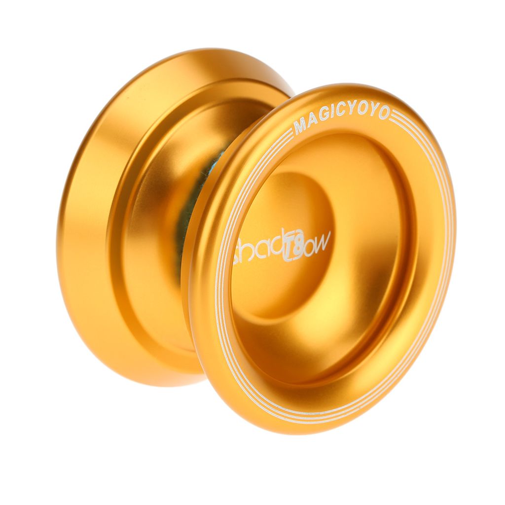 Professionelle Magic Yoyo T8 Aluminiumlegierung-Metall Yoyo 8 Ball KK mit String Lager fue r Kinder GOLD