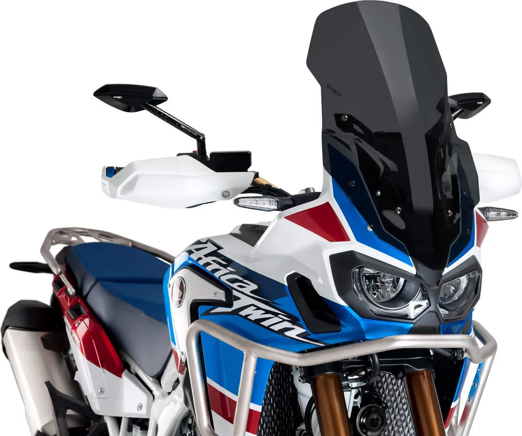 Écran PUIG Fumé Foncé 590x355mm avec Traitement Anti-Rayures Honda