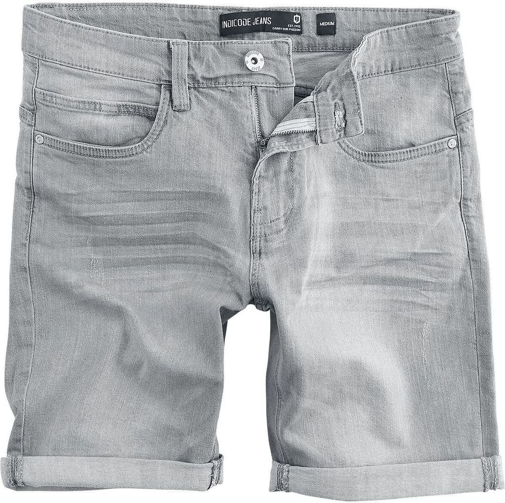 Indicode Short Herren INKaden hellgrau XXL