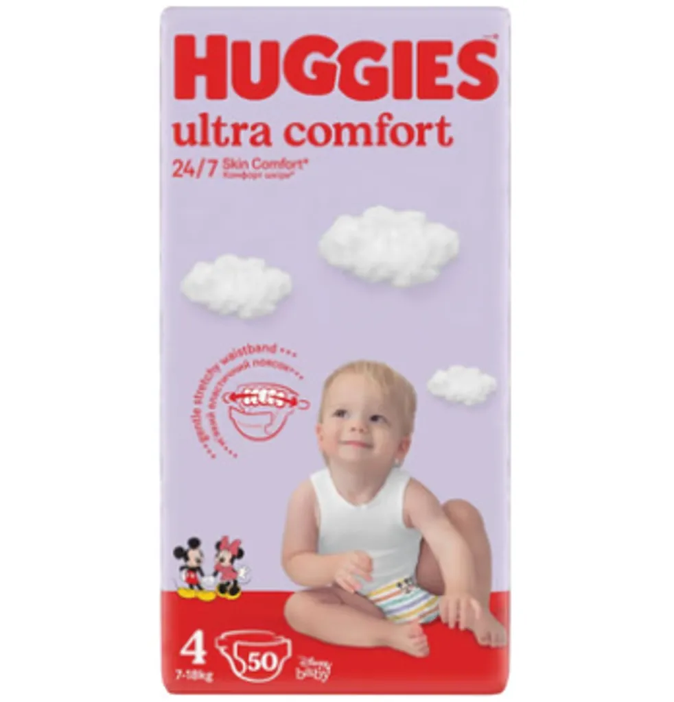 Couches Culottes Huggies Little Movers Taille 4 Pour Bébé qui Bouge