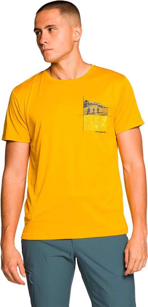 Trangoworld Dzuko Kurzarm-t-shirt Gelb XL Mann Gelb XL