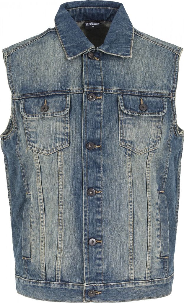 Urban Classics Denim Vest, Größe: L; Farbe: Lightblue Produktbild 