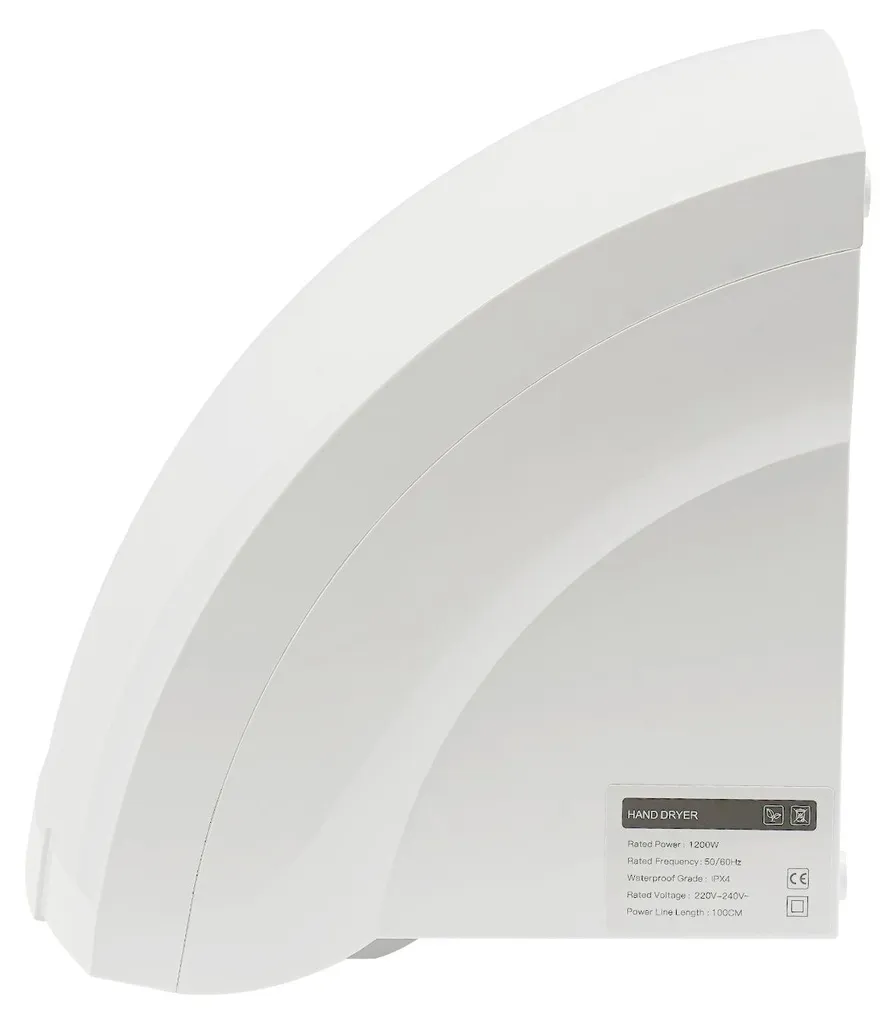 Sèche-mains Électrique Mural Blanc - Solution Hygiénique sans Contact