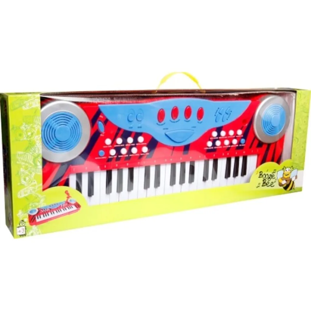Clavier électronique Boogie Bee avec microphone pour enfant débutant