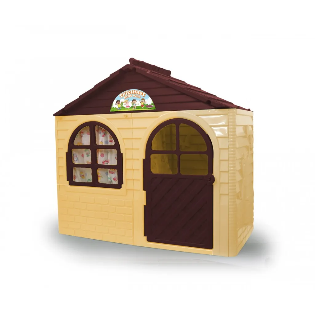 Maison de jeu Little Home beige pour coin lecture et éveil des enfants