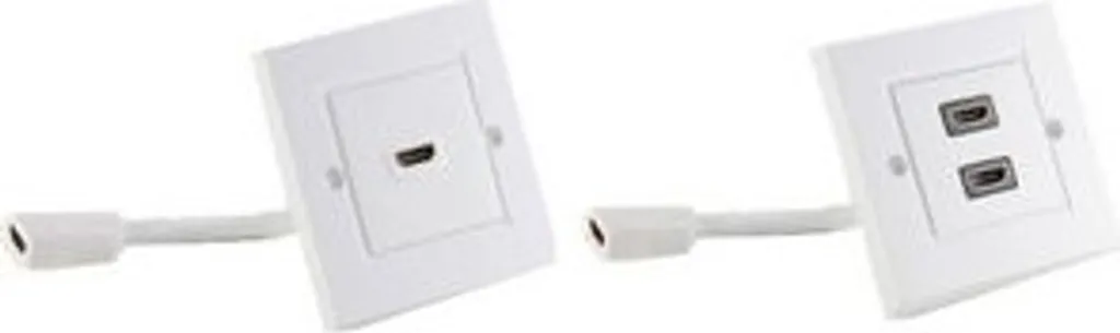 Solution passage câble HDMI mural shiverpeaks BASIC-S blanc pur efficace - 3