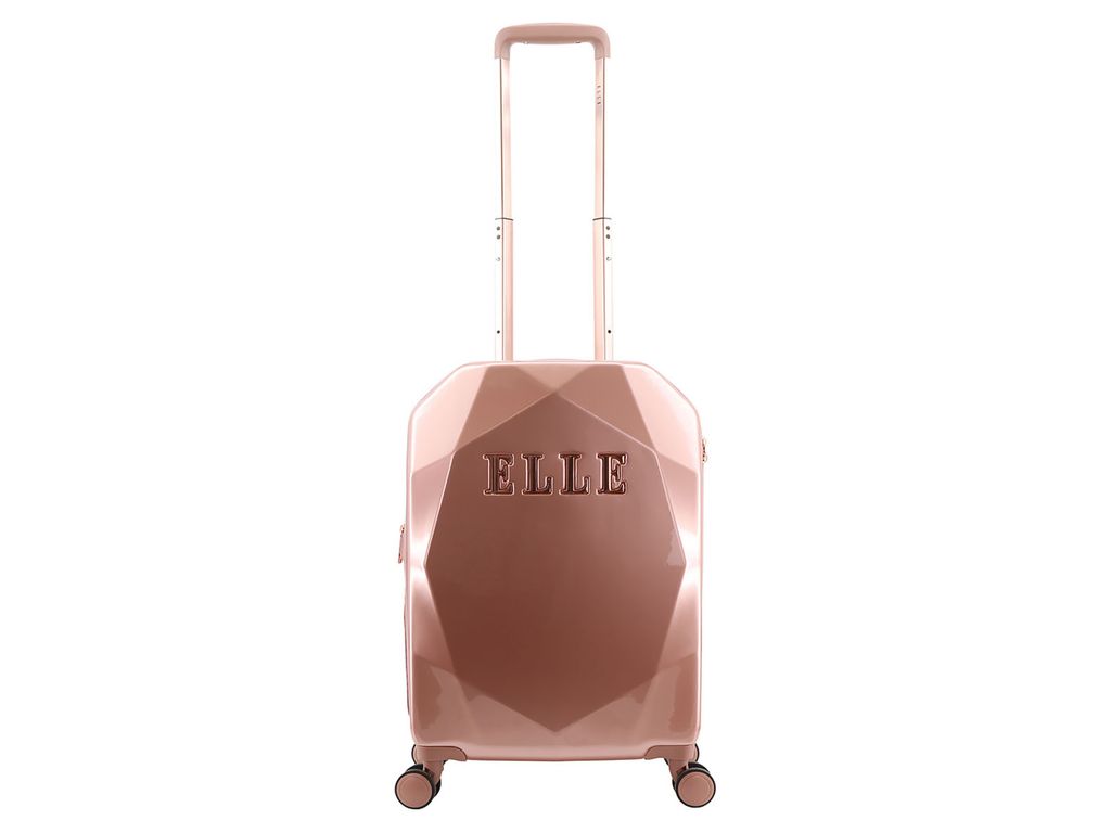 ELLE Koffer Diamond mit integriertem TSA-Schloss rose gold Produktbild 