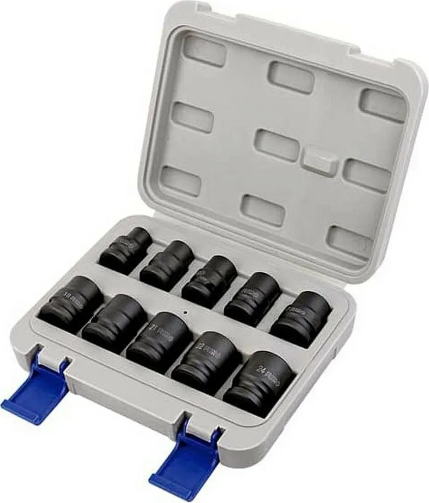 Coffret de douilles à impact 1/2 pouce Irimo 167-10-4 pour mécaniciens