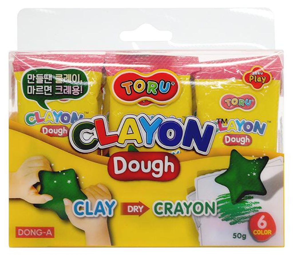 Dong-a-Wachsmalstifte, 6 Farben à 50 g