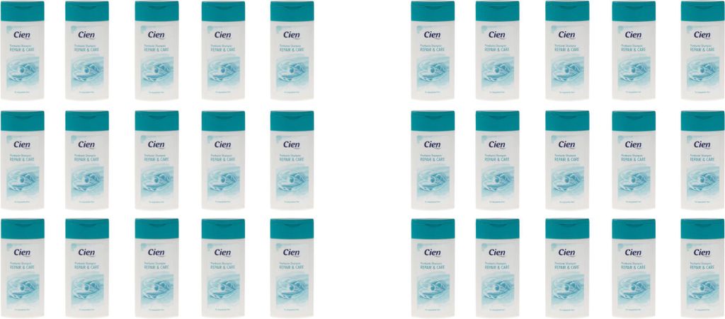 Cien Repair & Care Shampoo 50ml mit Provitamin B5 Mini Reisegröße 30 Stück