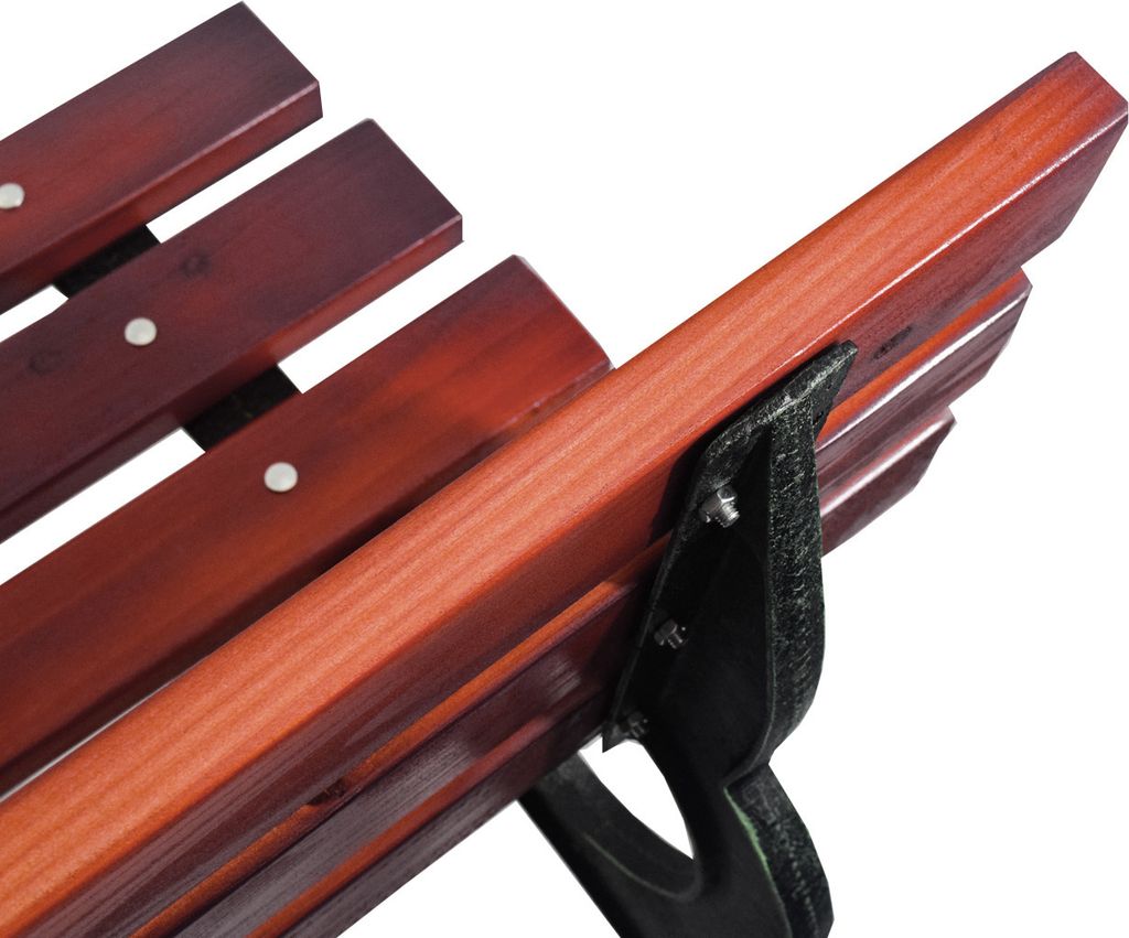 Linder Exclusiv Gartenbank 3-Sitzer Parkbank bis 240 Kg Produktbild 3