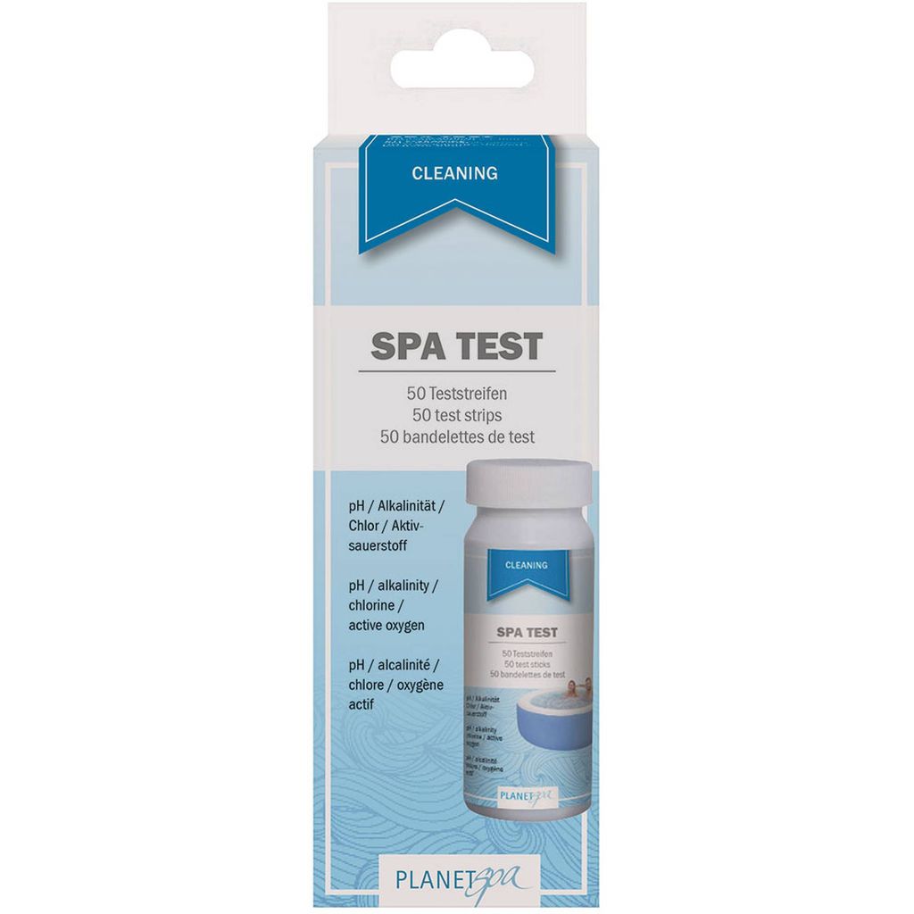 Planet Spa Wasserteststreifen - pH/Chlor/O2/Alkalinität Produktbild 