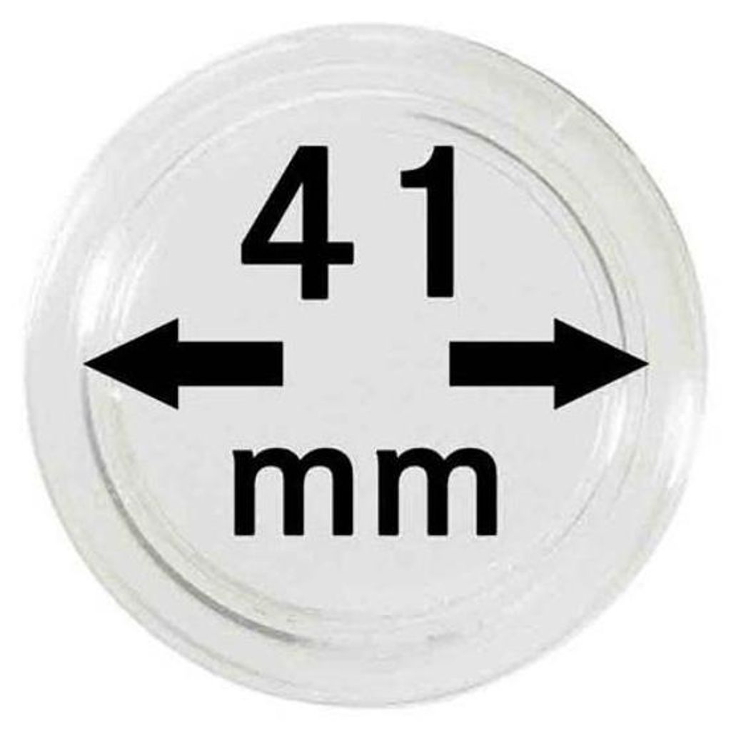 Lindner 2251041 Münzkapseln 41 mm-100er Pack Produktbild 
