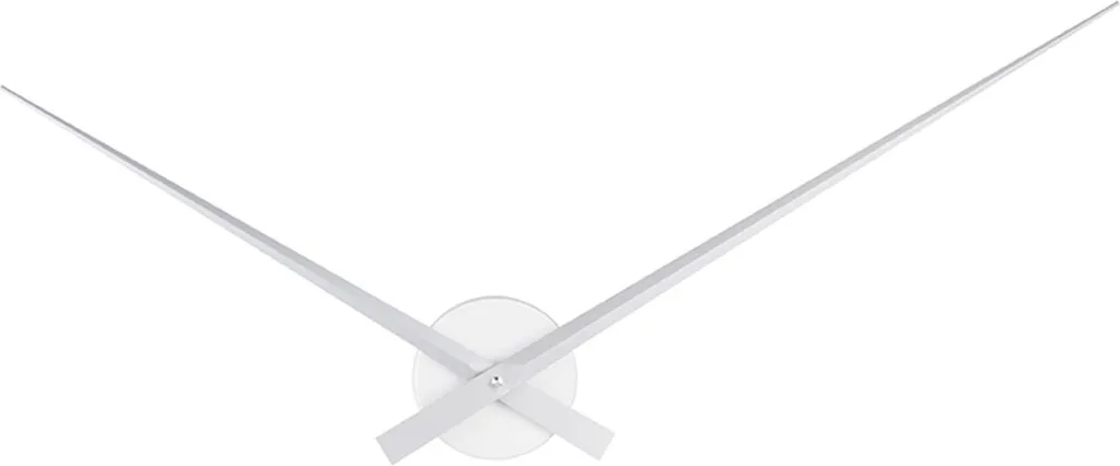 Karlsson Little Big Time - Horloge murale design minimaliste argentée