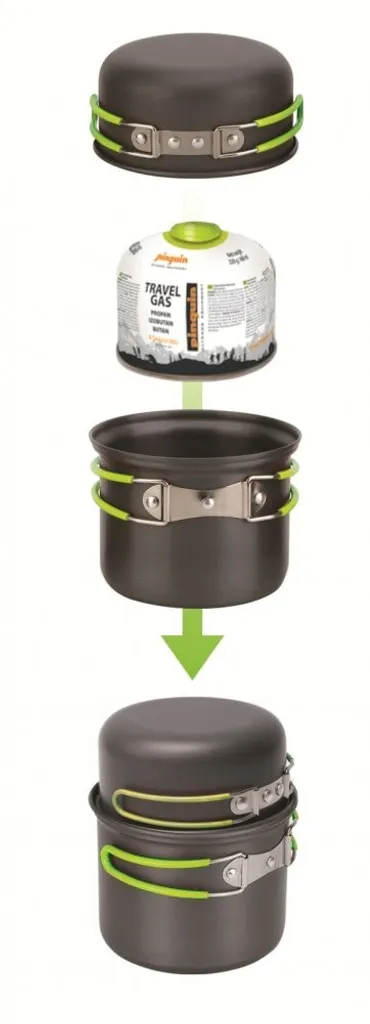 Batterie de cuisine PINGUIN SOLO Uni : Popote compacte pour randonnée - 5