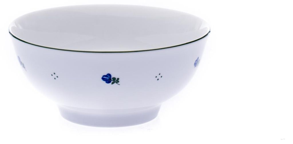 Suppen- und Müslischale, 16 cm, Blumen, Porzellan G. Produktbild 