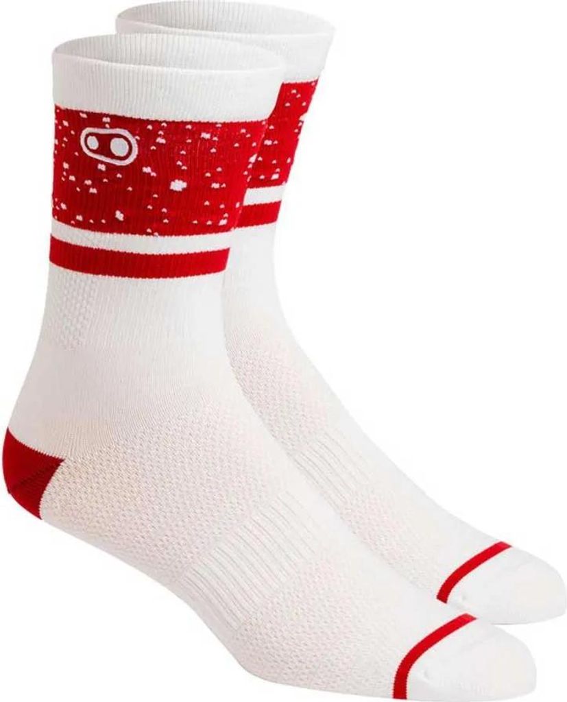 Crankbrothers Icon Mtb Splatter Lange Socken Weiß EU 39-41 Herren,Damen Weiß EU 39-41