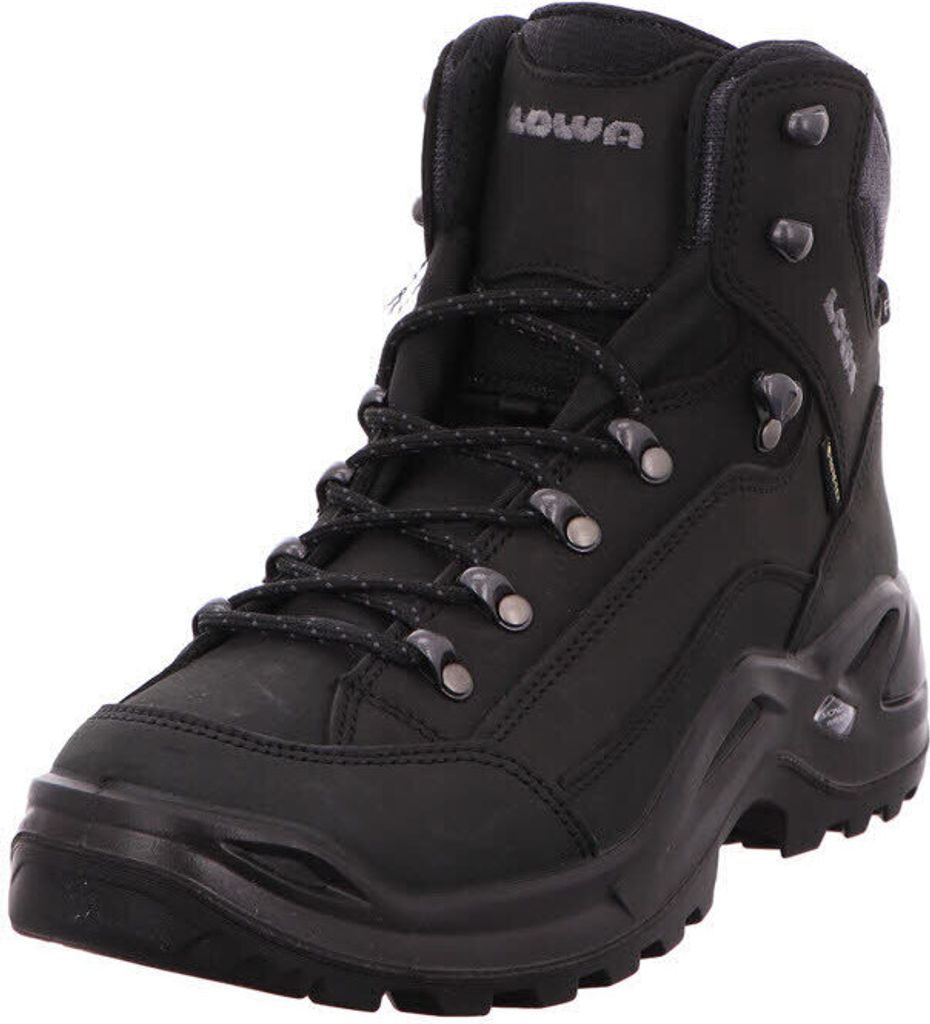 LOWA RENEGADE GTX MID, Männlich, Erwachsener, Schwarz, Outdoor-Stiefel, Walken, Wandern, Trecken, Deutsch