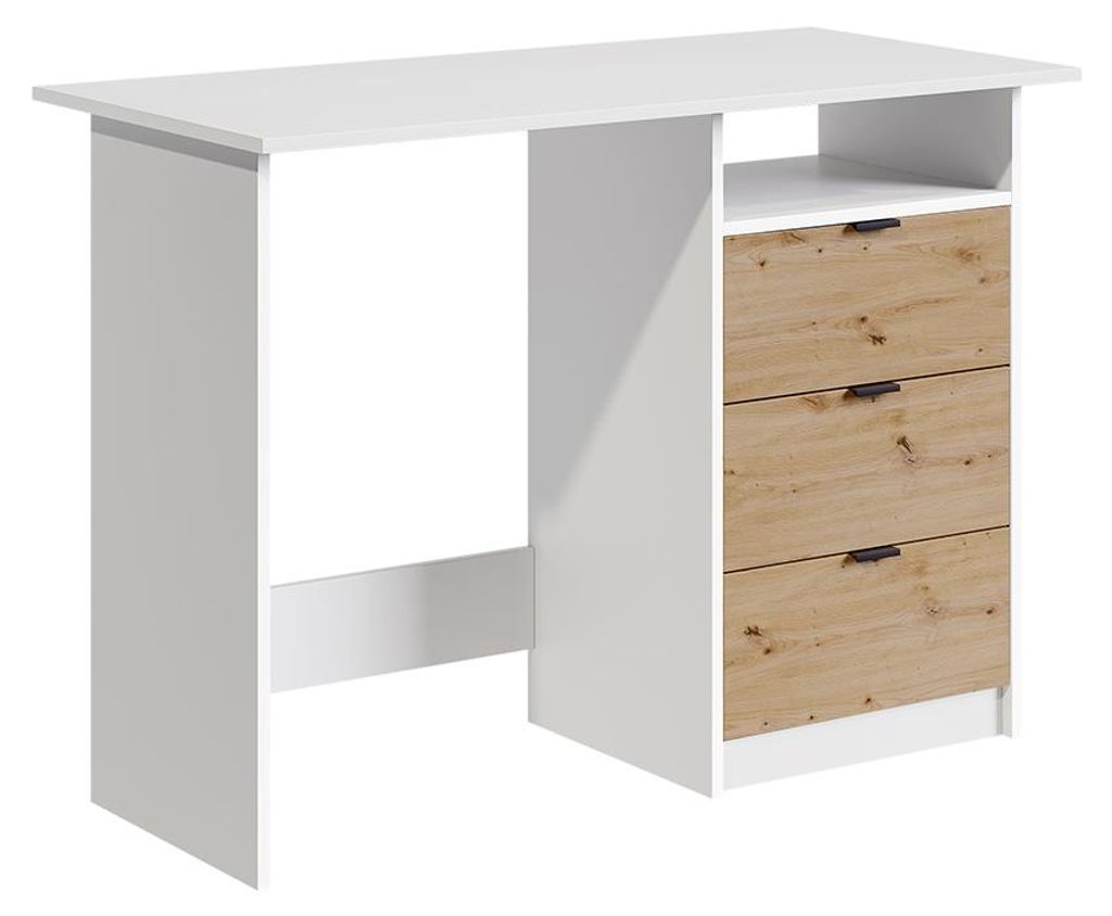 Schreibtisch Vicco Meiko Weiß/Artisan 105 x 50 cm mit Produktbild 