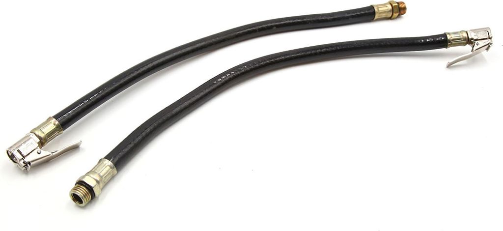 2 Stück Gummi Luftschlauch Clip auf Chuck Reifendruckfüller für Auto Motorrad DE de