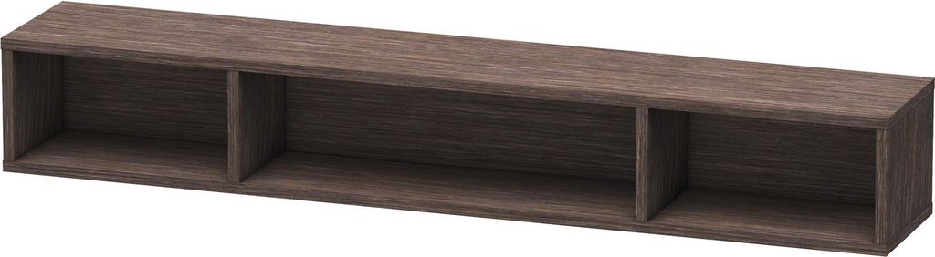Regalelement L-CUBE 800x140x120mm eiche dunkel gebürstet eiche dunkel gebürstet