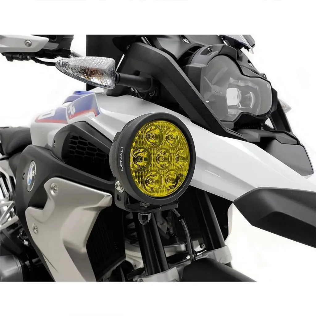 Objectif D7 Jaune Sélectif : Phare Additionnel pour Moto et Auto